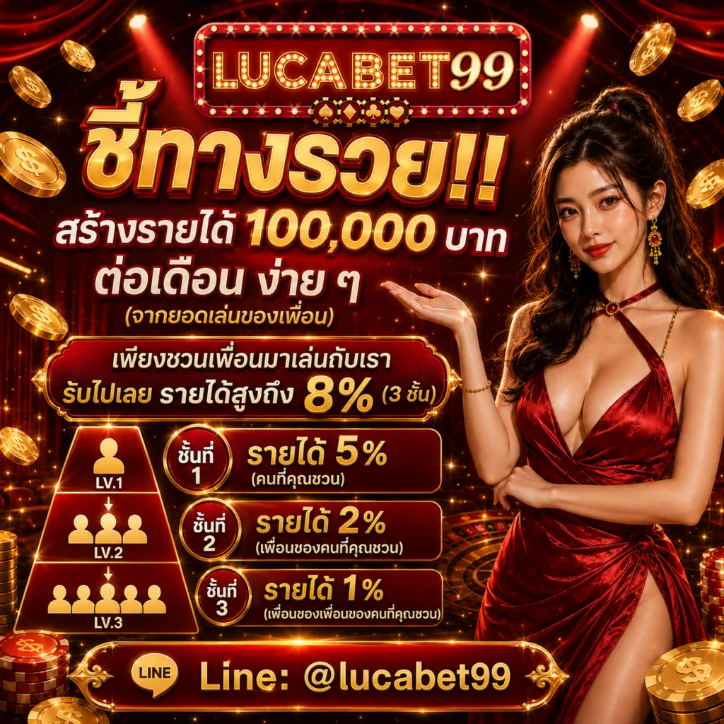 โปรโมชั่น 3 lucabet99