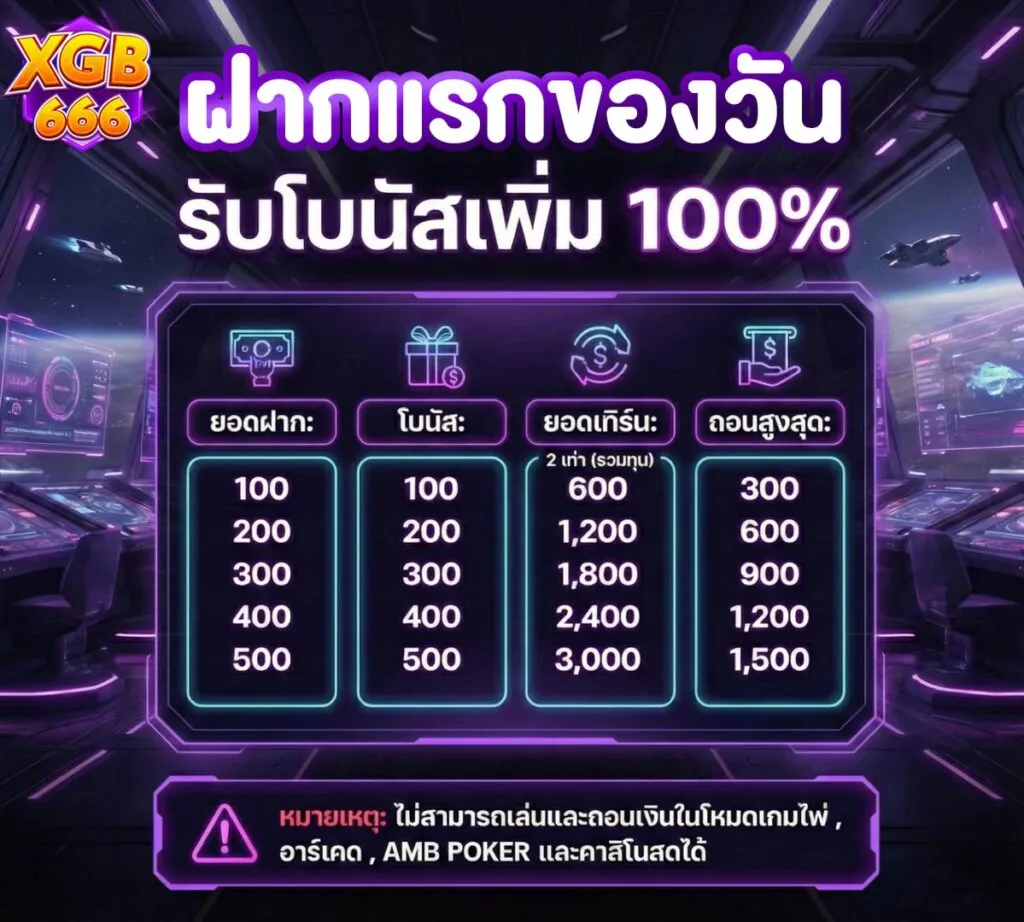 โปรโมชั่น 1 xgb555
