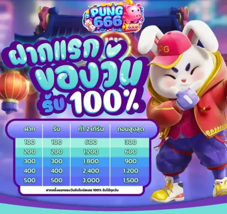 โปรโมชั่น 3 pung666