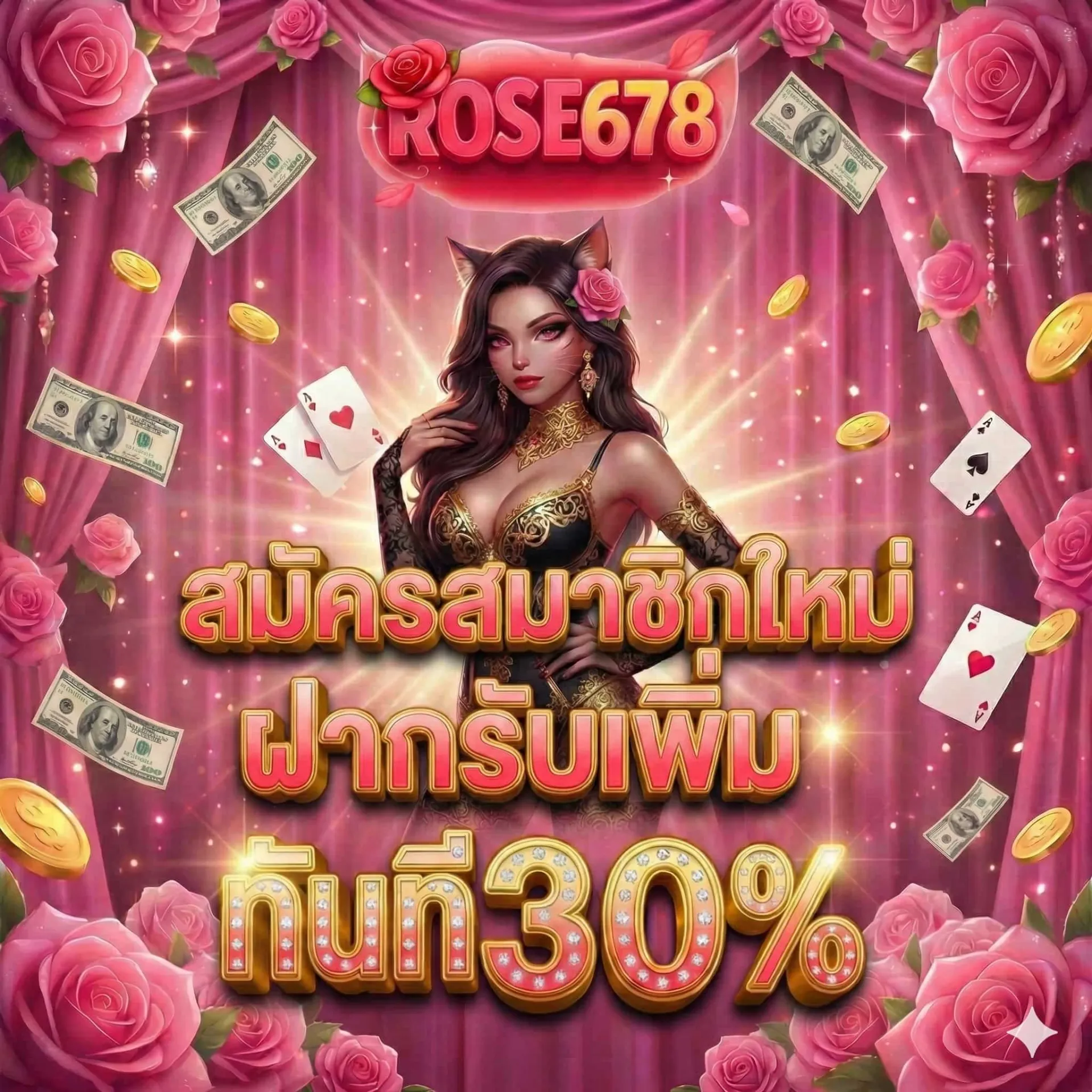 โปรโมชั่น 1 rose678