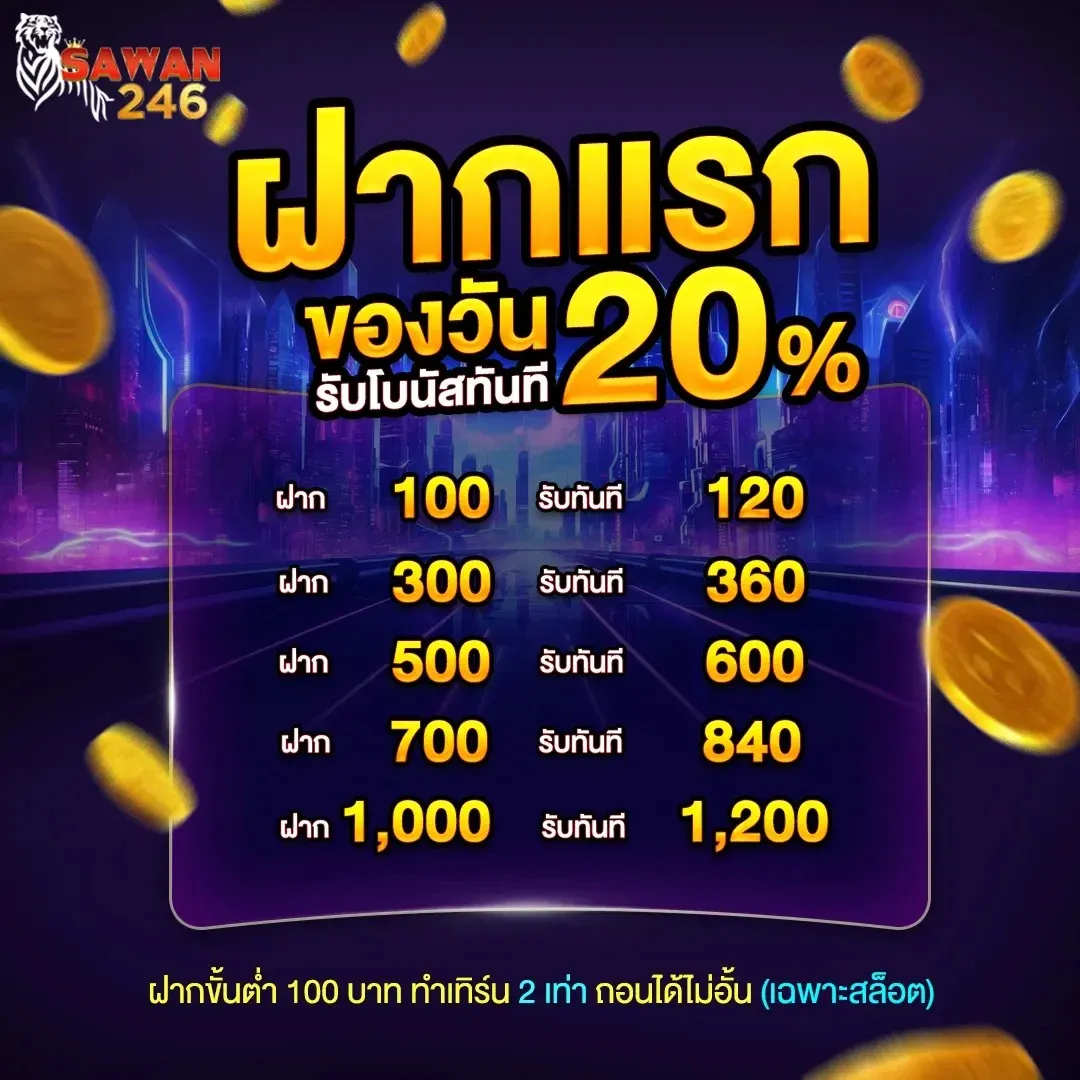 โปรโมชั่น 3 sawan246