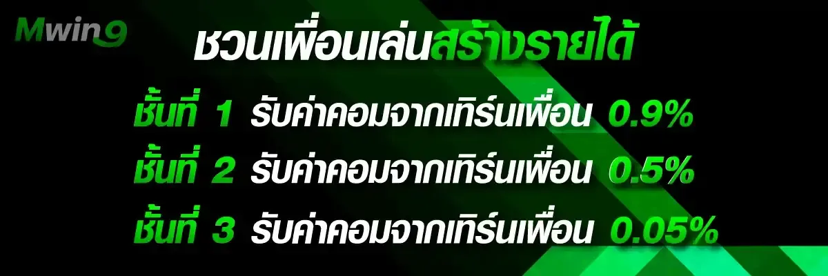 โปรโมชั่น 3 mwin9